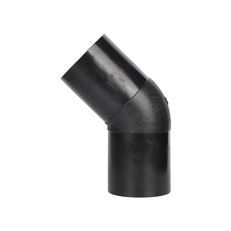 HDPE 45 ডিগ্রি কনুই বাট ফিউশন ফিটিং