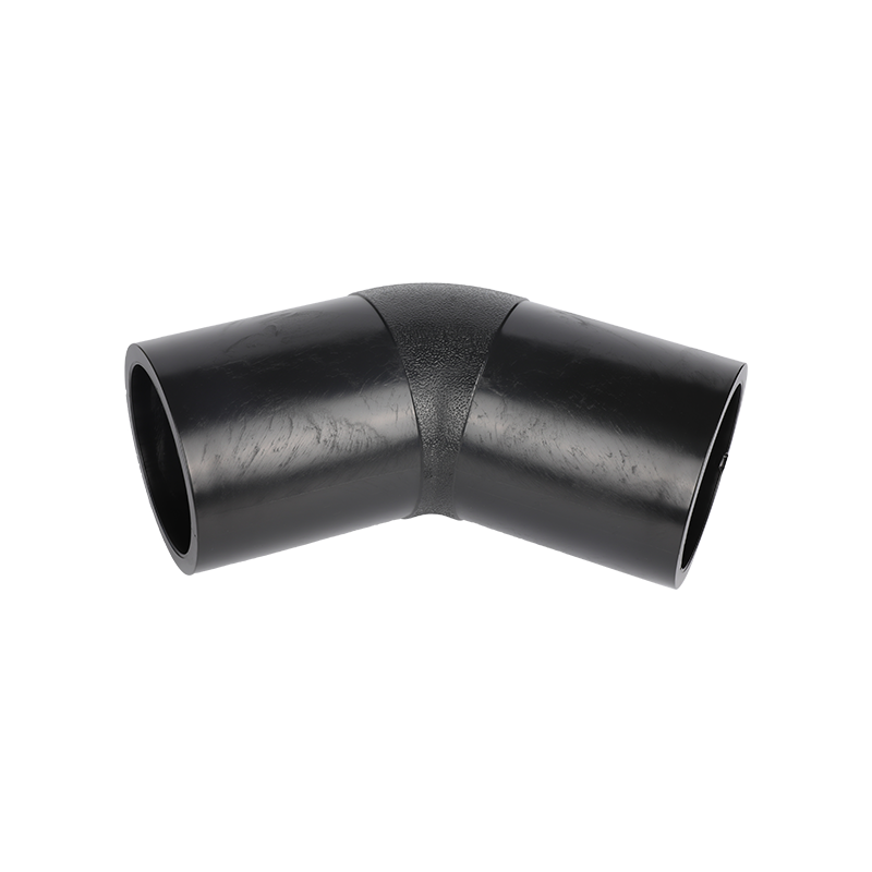 HDPE 45 ডিগ্রি কনুই বাট ফিউশন ফিটিং